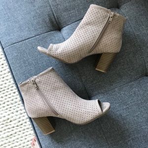 Old Navy Peep Toe Booties